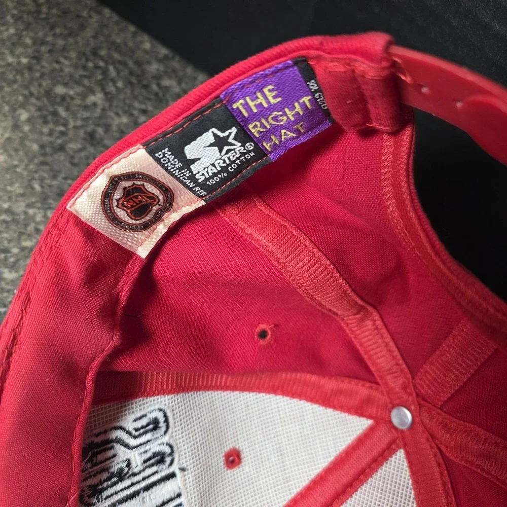 VTG Detroit Red Wings Hockey‎ Men's Red Snapback Hat Starter The Right Hat NHL
